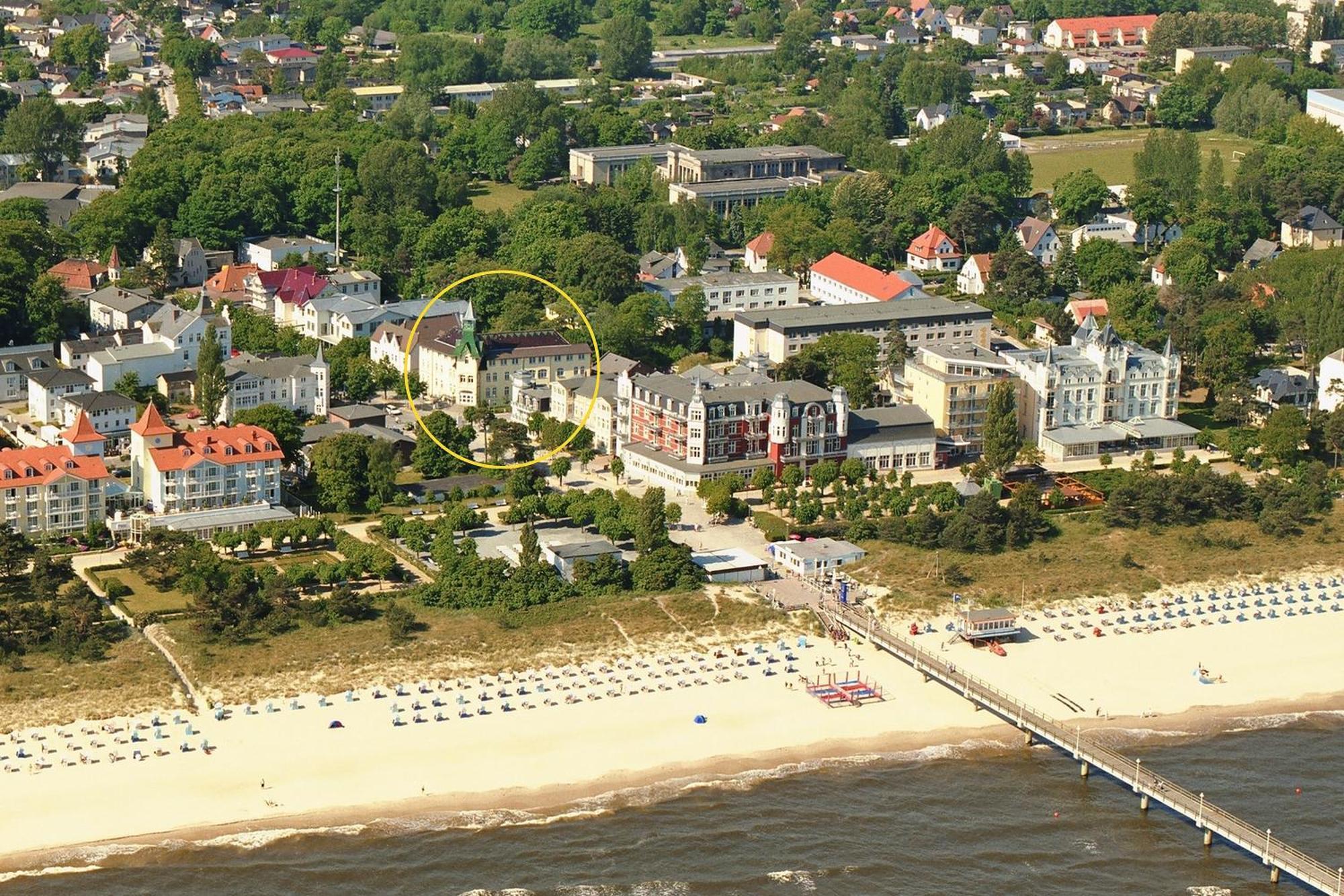 Hotel Dünenschloß Zinnowitz Exterior foto